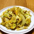 メルティローズ's cooksnap of when they made ♡焼肉のたれでキャベツと卵の炒め物♡.