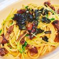 まいすー★★★★'s cooksnap of when they made お一人様ランチ 蛍いかのバター醤油パスタ.