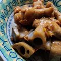 たくじゃる's cooksnap of when they made 鶏手羽元とれんこんの煮物.
