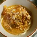 eternatie's cooksnap of when they made 超簡単☆濃厚クリーミー味噌キムチうどん♫.