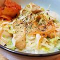 ヒソカ★ナニカ's cooksnap of when they made 鶏むね肉とキムチで簡単　鶏チリマヨ　.