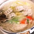 サナギさん's cooksnap of when they made 創味シャンタンで白菜いっぱいの餃子鍋.