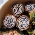 ぱんぽん's cooksnap of when they made お弁当に！豚のくるくる肉巻き.