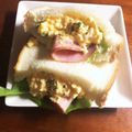 なーなちゃん's cooksnap of when they made ハム&玉子サラダ☆ポケットサンド♪.