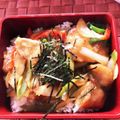マールマル's cooksnap of when they made 中学男子弁当　豚生姜焼き弁当.