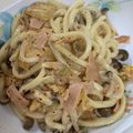 ＃Yuzu＃'s cooksnap of when they made 絶品！キムチとベーコンのクリームパスタ.