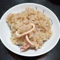 asupinya21's cooksnap of when they made 簡単☆炊飯器でイカ飯風.