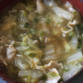 み1046sa's cooksnap of when they made 豚ひき肉と白菜のネギたっぷりスープ.