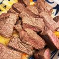 さこあ's cooksnap of when they made 弱火で焼く！ジューシィ牛肉ステーキ♡.