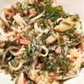 G☆Ponchi's cooksnap of when they made メンマやわらぎとカニカマでピリ辛つまみ.