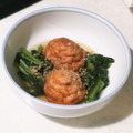 nana_tenjo's cooksnap of when they made 魚河岸揚げと小松菜の煮物.