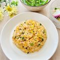 runa10's cooksnap of when they made お昼ご飯にキムチチャーハン.