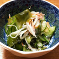 ゆゆゆぱっと's cooksnap of when they made ✿きゅうりの酢の物 カニカマとワカメ✿.