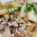 べるＬ＠ＮＩ's cooksnap of when they made 豚バラ肉とかぶの炒め物.