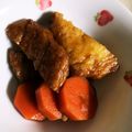 うさぽんぽん♪'s cooksnap of when they made お弁当にもう１品☆玉ねぎ天と人参の簡単煮.