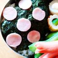 honey19's cooksnap of when they made キャラ弁＊簡単＊リボンとドット柄なお弁当.