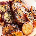 GreeN緑's cooksnap of when they made さつまいもとれんこんのバター甘辛からめ.