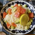 violets's cooksnap of when they made トマトとアボカドの塩麹だれそうめん.