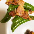 tamichi's cooksnap of when they made スナップえんどうのベーコン炒め.