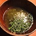 azbjbn's cooksnap of when they made お吸い物に、ごま&とろろ昆布♪.