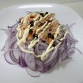 まほじょ's cooksnap of when they made ☆ツナ玉ねぎのサラダ☆　ラー油をかけて.