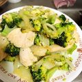 える°'s cooksnap of when they made 鶏むね肉とブロッコリーのマヨ炒め.
