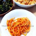 ミニcooking's cooksnap of when they made 弁当のおかず☆ケチャップあまあまスパ.