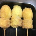 240915's cooksnap of when they made うずらの卵と魚肉ソーセージのフライ串.