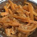 Hanachan13's cooksnap of when they made レンジで簡単☆にんじんのごまみそ和え.