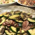 Superlittleboo's cooksnap of when they made ズッキとマッシュルームのにんにく醤油炒め.