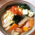 ころんぴ's cooksnap of when they made 1人キムチ鍋☆うどん入り.