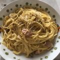 コロどろっぷ's cooksnap of when they made 簡単☆時短☆全卵牛乳カルボナーラ.