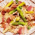 亜矢佳's cooksnap of when they made 簡単◎アスパラえのきベーコンのポン酢炒め.