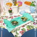 sakuraロゼット's cooksnap of when they made ほうれん草の麺つゆ和え☆天かす炒り卵♪.