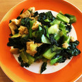 プンコ's cooksnap of when they made ターサイと薄揚げの…炒め煮.