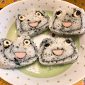 ｂｕｂｕ30's cooksnap of when they made 【飾り巻き寿司】かわいい☆かえるさん★.