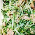クック8YQSKM☆'s cooksnap of when they made 水菜とツナのサラダ.