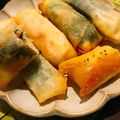 ONE★MAYU★'s cooksnap of when they made 秋鮭（生鮭）とチーズの春巻き.