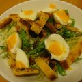 音まま's cooksnap of when they made 水菜と大根のサラダ　焼き油揚げのせ.