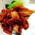 bigflowers's cooksnap of when they made 焼豚とろろ丼.