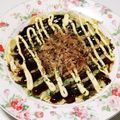もぐ・ω・くま's cooksnap of when they made レタスのお好み焼き.
