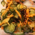 ☆hanamaru's cooksnap of when they made きゅうり、人参、塩昆布の和えたの。.