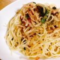 ちょるびんち's cooksnap of when they made 塩もみ大根とツナの梅肉和えパスタ.