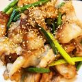mmmugi's cooksnap of when they made ピリッと辛い！にんにくの芽と豚肉炒め.