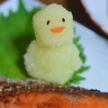 taruママ's cooksnap of when they made 大根おろし雪だるまの「ユッキー」.