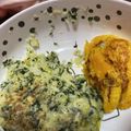 no1642's cooksnap of when they made 離乳食 鮭とほうれん草とコーンのシチュー.