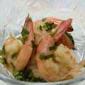 second's cooksnap of when they made ヘルシーなおつまみ！海老のニラソース.