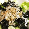 くりくり。's cooksnap of when they made レタスと海苔だけで美味しいサラダ♪.