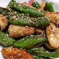 はっぴぃきっちん's cooksnap of when they made シシトウと竹輪のめんつゆマヨ炒め.