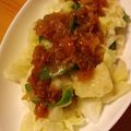 悠ママ's cooksnap of when they made 新玉ねぎのドレッシングで温サラダ☆.